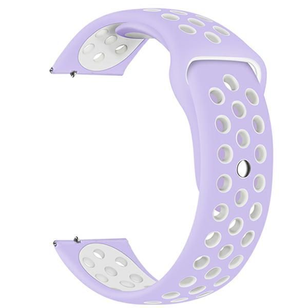 Beline pasek Watch 20mm Sport Siliconefioletowo-biały purple/white