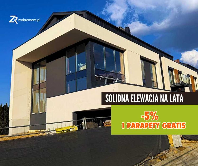 Elewacje domów | Ocieplenie | PROMOCJA -5% | Wolne terminy