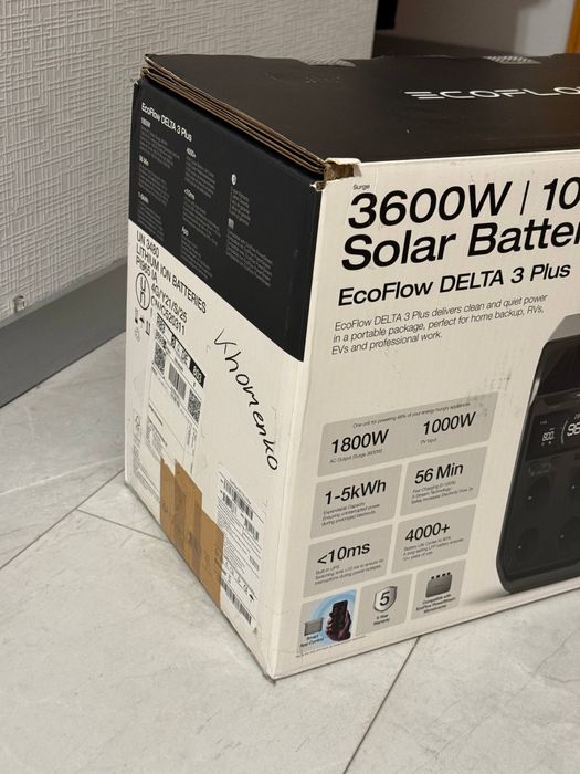 EcoFlow Delta 3 Plus | Повний комплект + контролер заряду