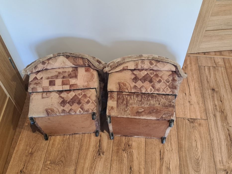 Pufy używane 2 sztuki