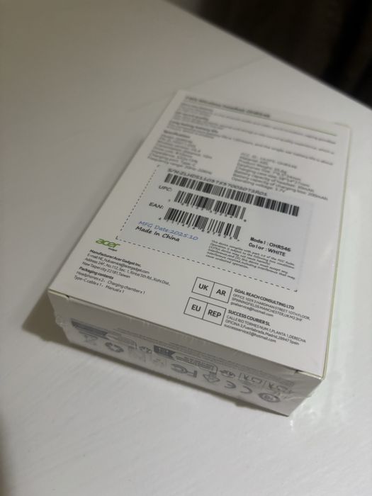 Fones Sem Fios Acer TWS – Novos Selados, Bluetooth 5.4 (Várias Cores)