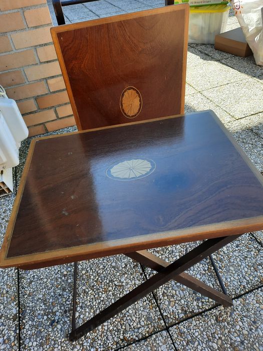 Set de 2 mesas dobráveis