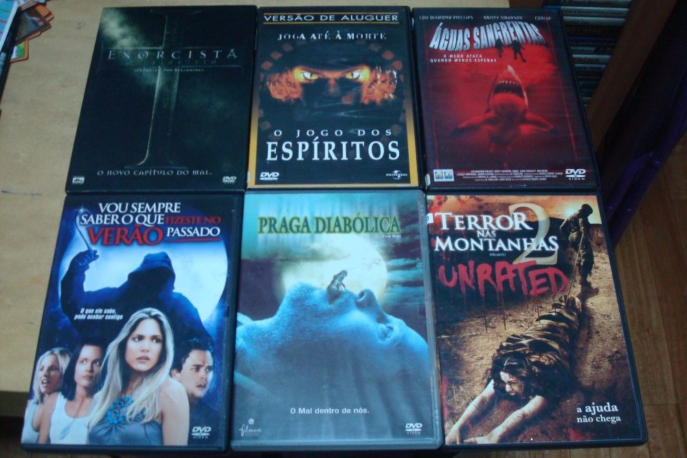 lote dvd filme antigo de terror exorcista diabólico para