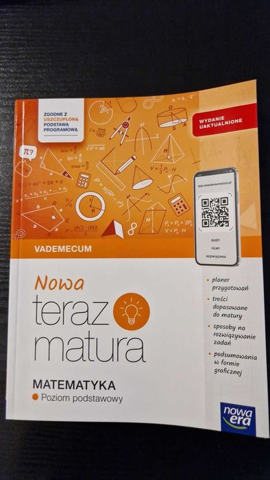VADEMECUM Nowa teraz matura Matematyka poziom podstawowy wydanie uaktualnione Nowa Era