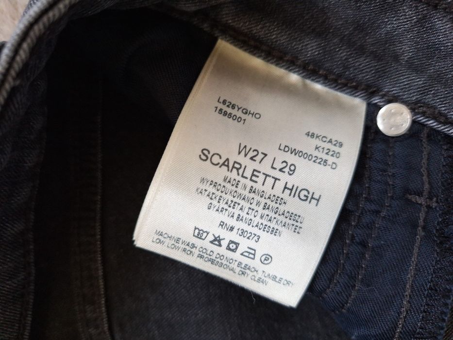 Spodnie Scarlett High Lee rozmiar W27 L29