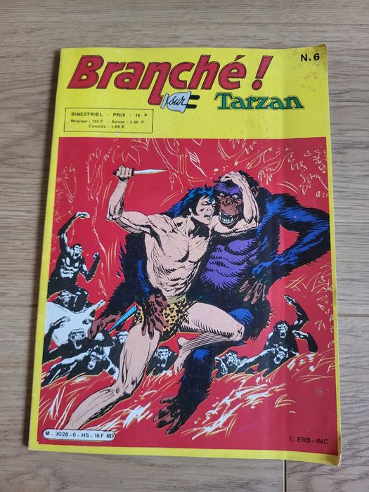 Komiks francuski Branche sur Tarzan no 6
