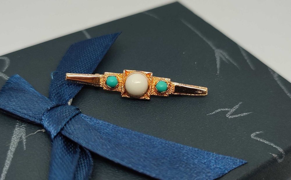 Śliczna złota broszka spinka 2,88g p585 /ST złoto