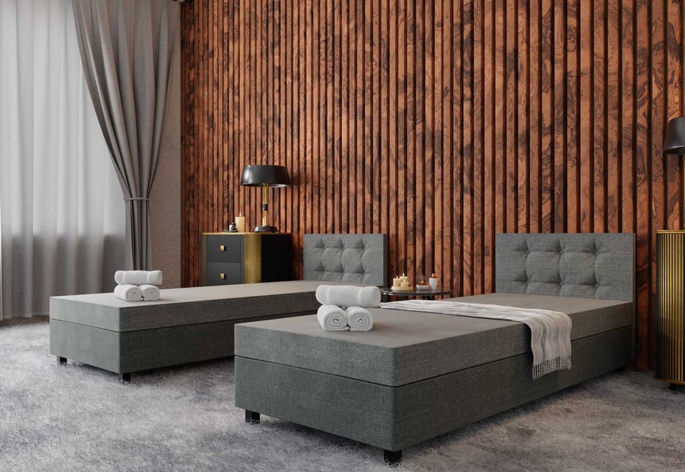 Łóżko tapczan hotelowy 80/195 z pojemnikiem NOWY !