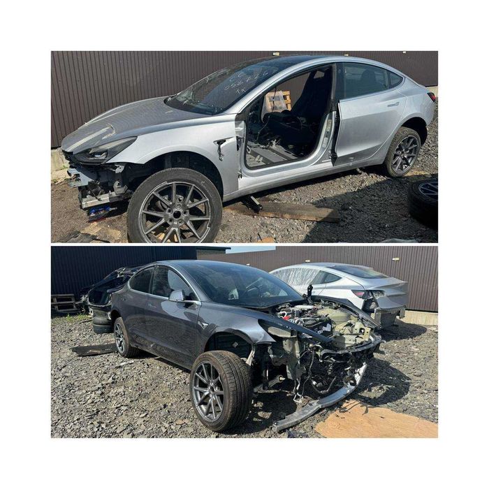 Двері передні задні ліві праві дверка Tesla Model 3 2019