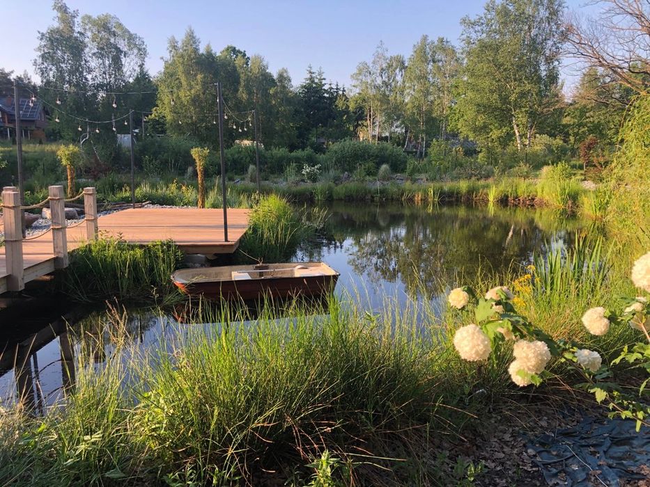 Domki na wynajem na Kaszubach,balia, ,staw,jezioro.