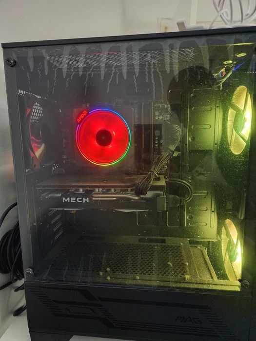 Setup Gaming Ryzen 5 5600X + RX 6600  Monitor 240Hz Como Novo