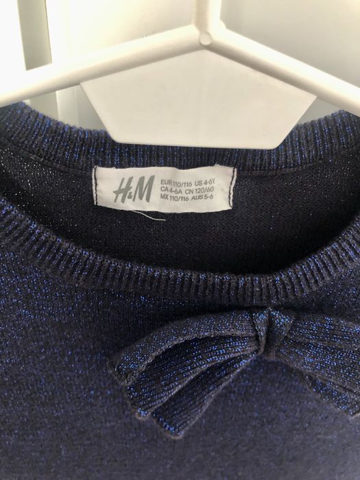 Sukienka H&M delikatnie połyskująca