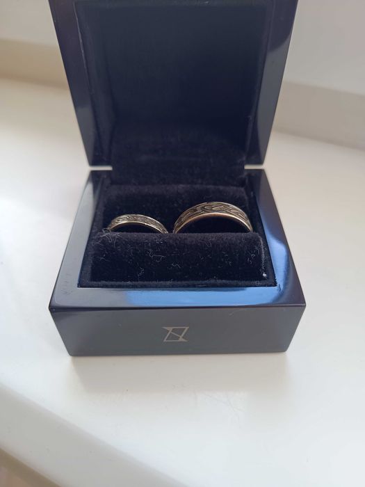 Obrączki z białego zlota