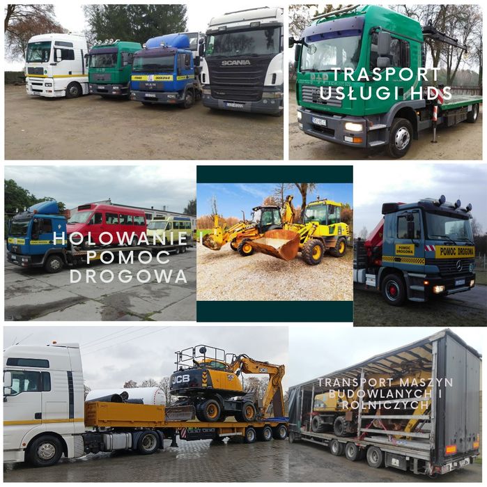 Transport Maszyn Niskopodwozie Platforma Pomoc Drogowa HDS