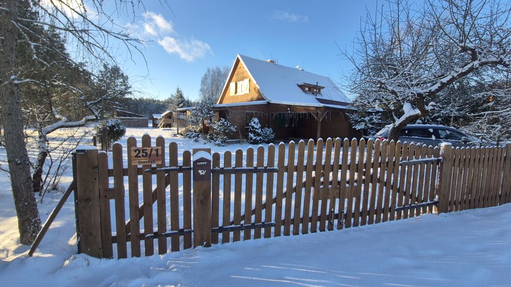 Dom pod lasem Cisza- Spokój.  AKCEPTUJEMY ZWIERZĘTA!!!