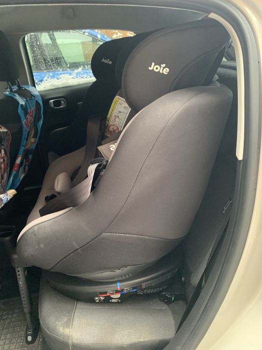 Dwa foteliki Joie i-Spin 360 czarne coal