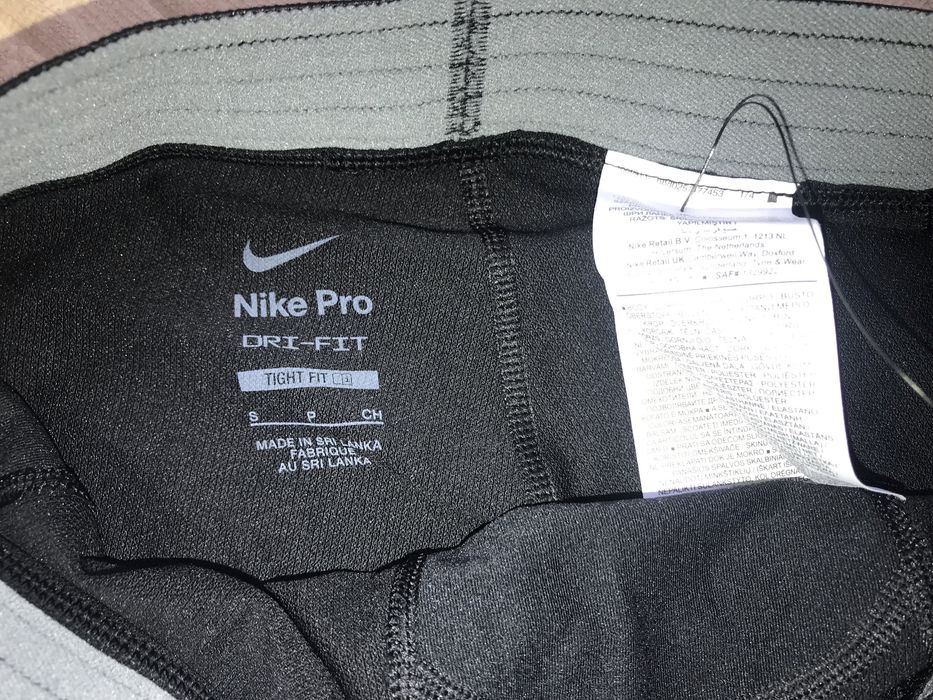 Чоловічі тренувальні легінси тайси компресійні Nike Pro,розмір S