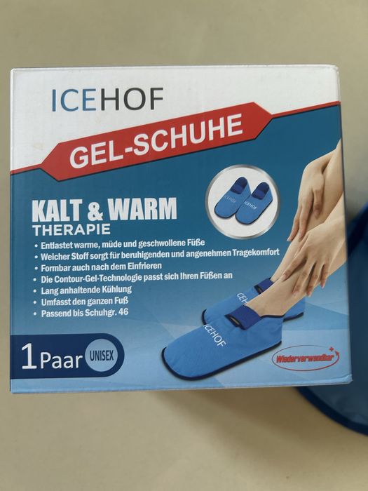 Żelowe buty chlodzace Icehof, medyczne