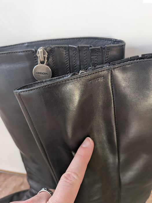 Oficerki skórzane czarne Geox 38