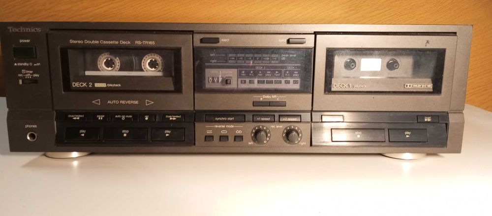 TECHNICS RS-TR-165 stereo double cassette deck