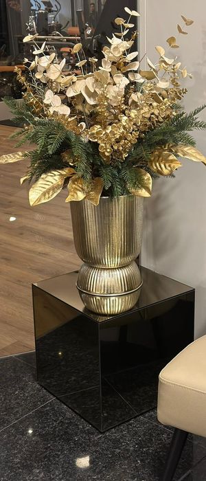 Cubo em espelho bronze