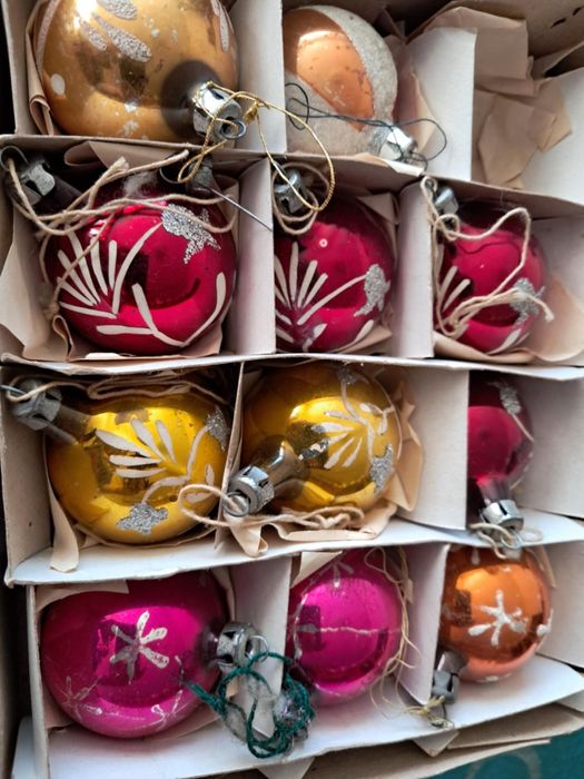 Bombki choinkowe PRL