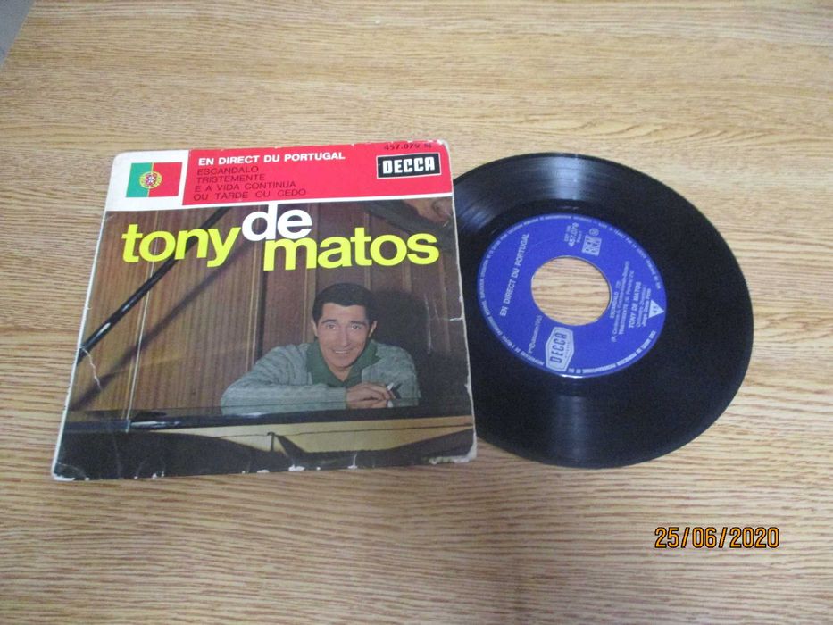 discos vinil EP antigos Portugueses