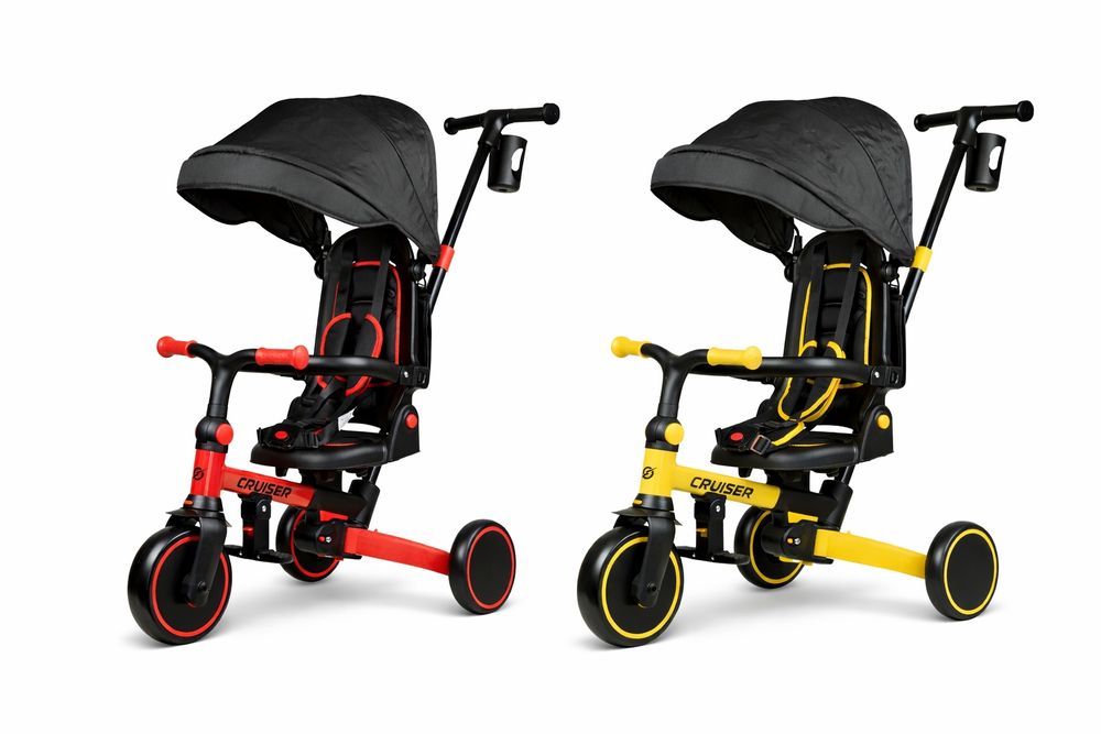 Велосипед-велобіг 3 в 1 трансформер  від 1 року з батьківською ручкою