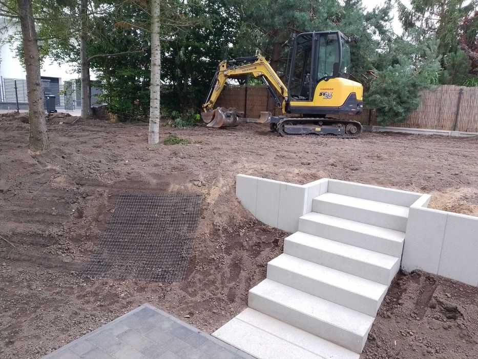 Usługi minikoparka koparka 3tony