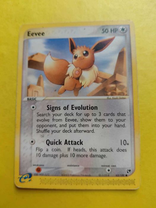 Pokemon Card -Eevee 50 HP