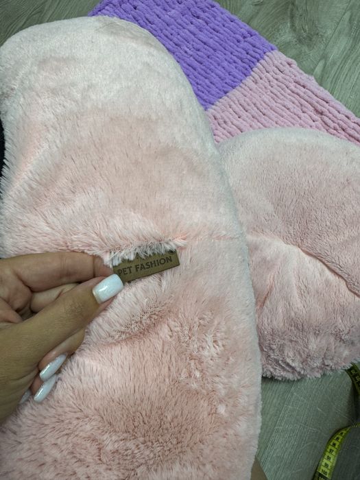 Нова лежанка для кота собаки з пледом в комплекті