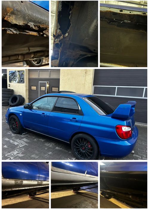 Konserwacja podwozia z piaskowaniem Naprawy blacharskie Spawanie