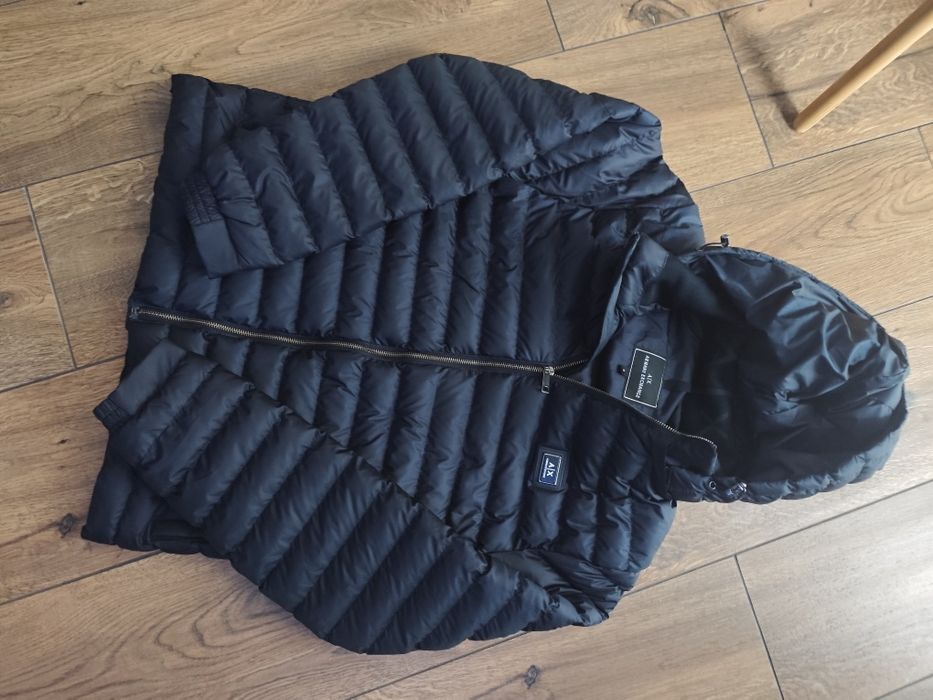 Nowa kurtka jesienno zimowa M Emporio Armani exchange granat