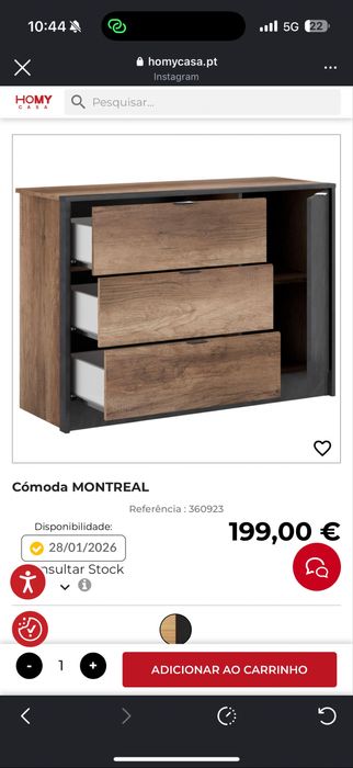 Vendo comoda Montreal