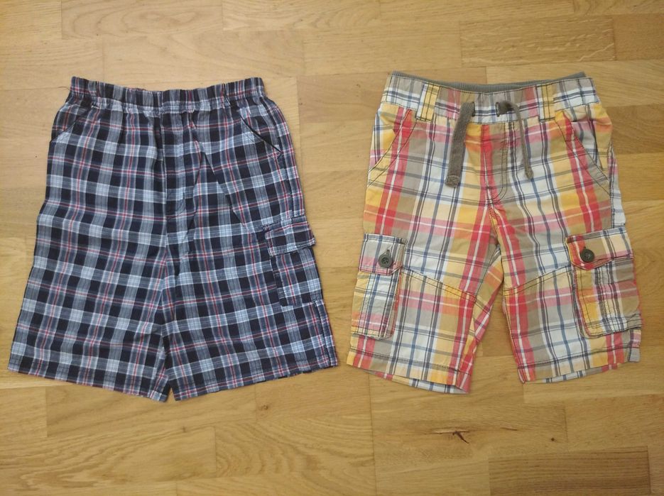 Spodenki 2 szt 110 bojówki bermudy F&F Connection chłopięce kieszenie