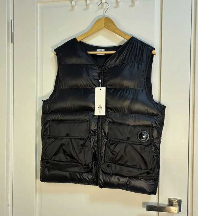 C/P Company Black Jacket жилетка чоловіча чорна