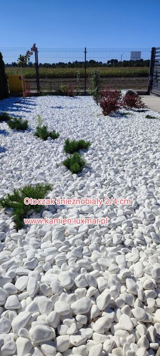 Otoczak śnieżnobiały 2/4 cm i 1/2 cm worek 20 kg / brutto