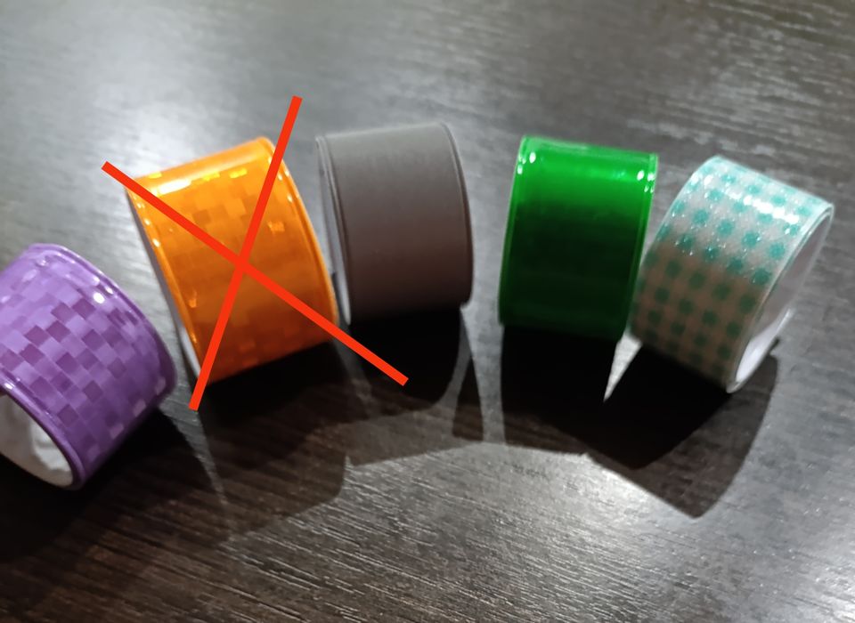 Світловідбиваюча стрічка(флікер, браслет)/лента светоотражающая