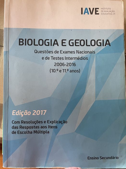 Livro exames IAVE- Biologia e Geologia