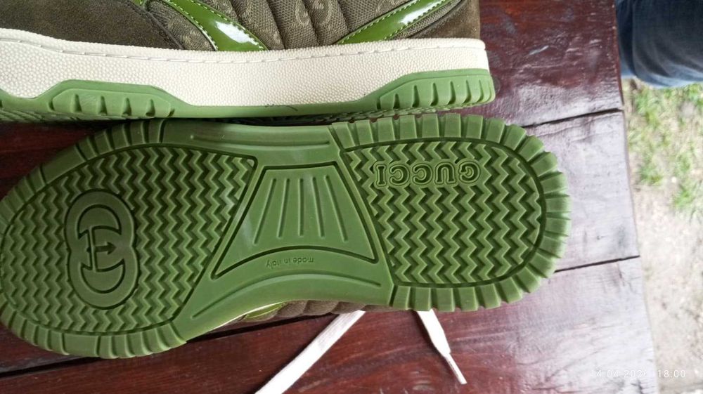 Buty Snikersy G.ucci Re-Web Dark Green długosc 26 cm roz 39