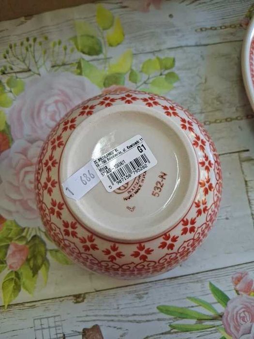 Zestaw Ceramiczny Bolesławiec Coca Cola