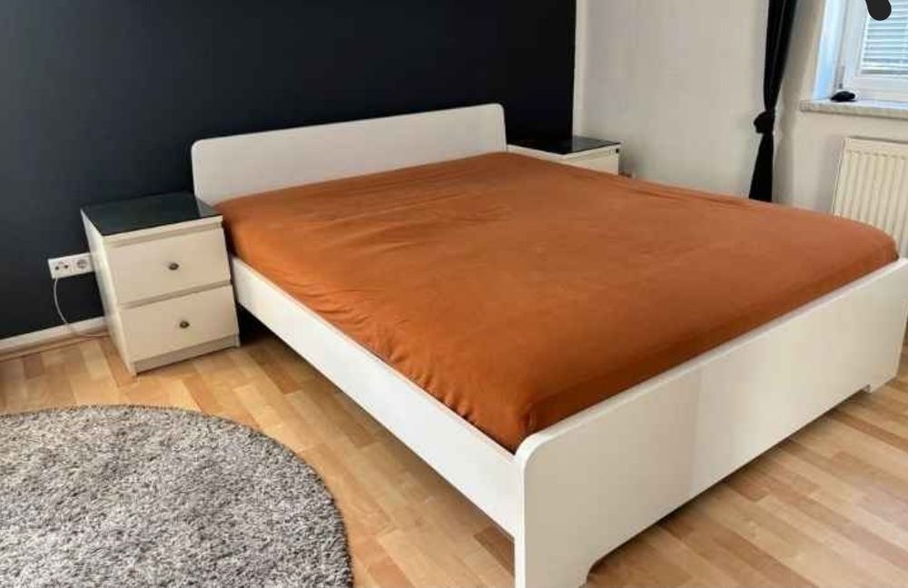 Łóżko IKEA 160x200 ze stelażem i materacem. Dostawa