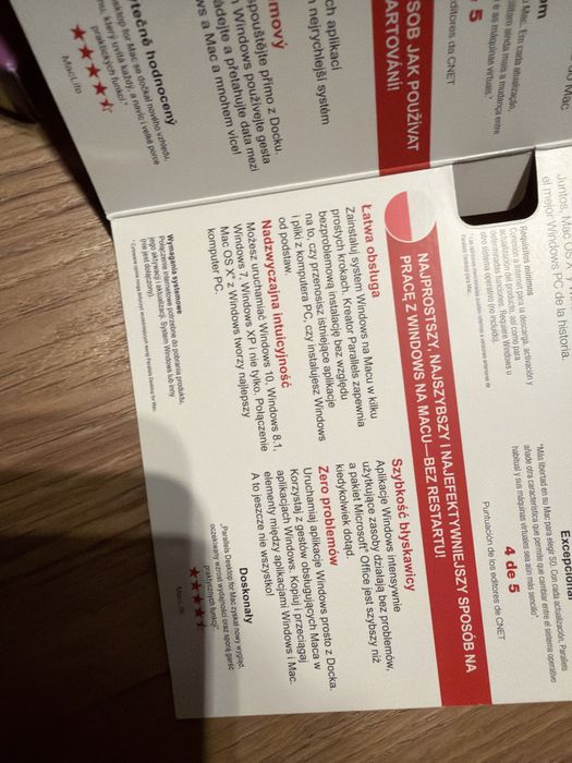 Parallels windows na Maca