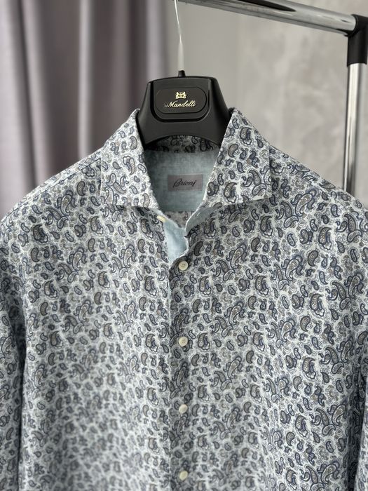 Льняная рубашка Brioni ОРИГИНАЛ