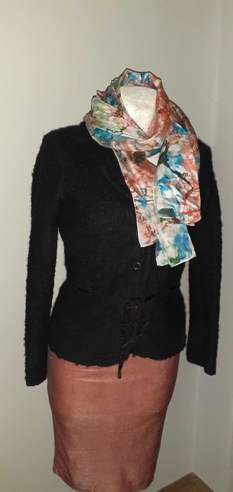 Chusta szal jedwabny