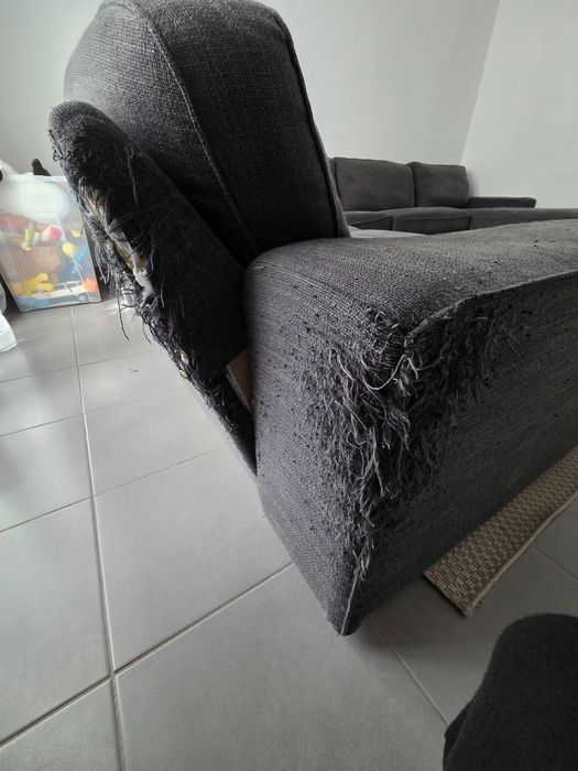 Sofá com Chaise Longue
