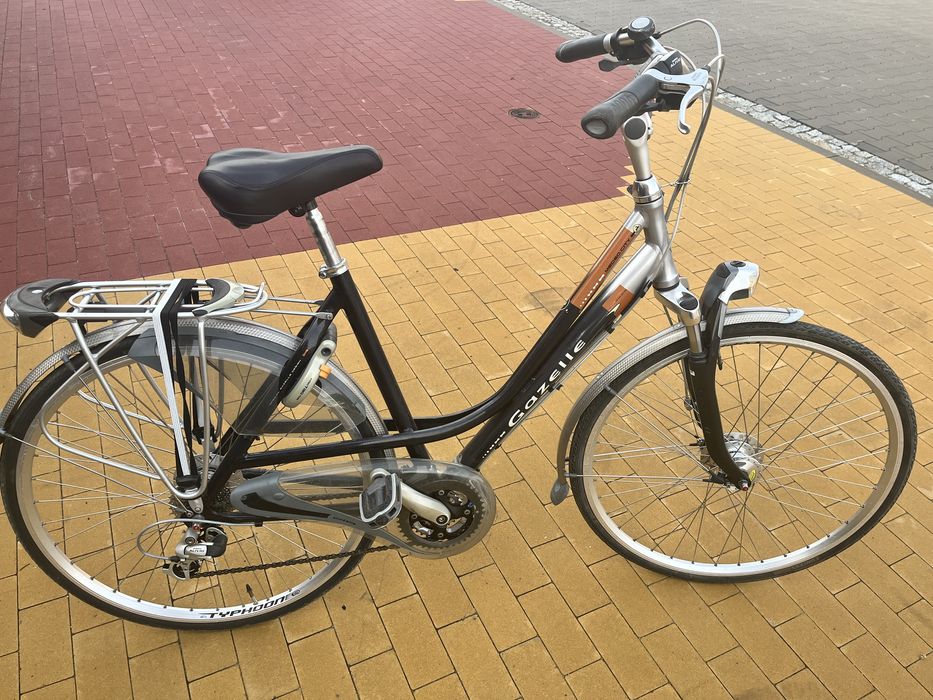 Rower miejski czarny