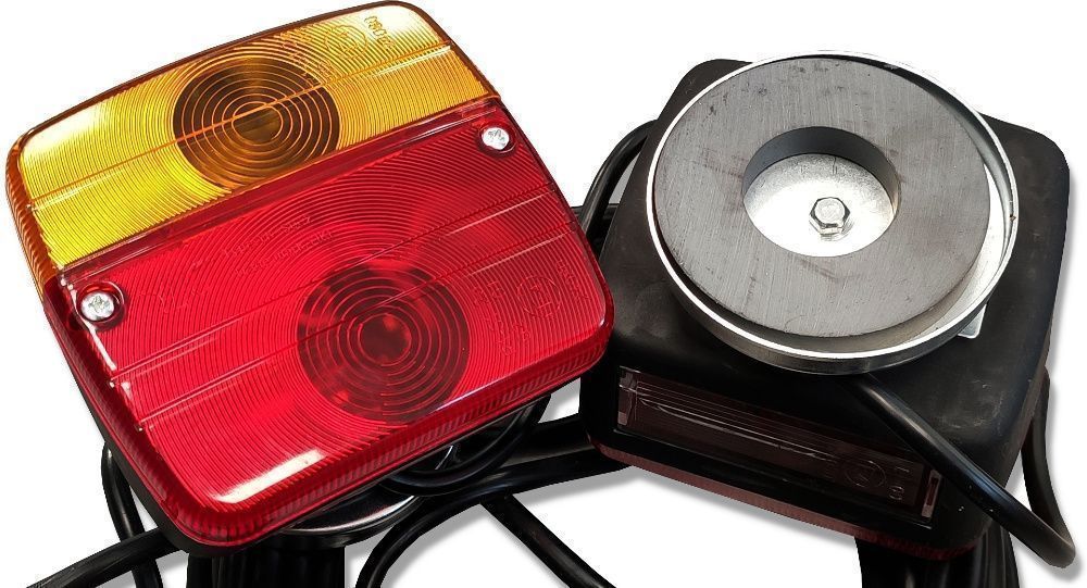 Lampy światła Na Magnes 9,5M 7 PIN LAWETY PRZYCZEP [2636]