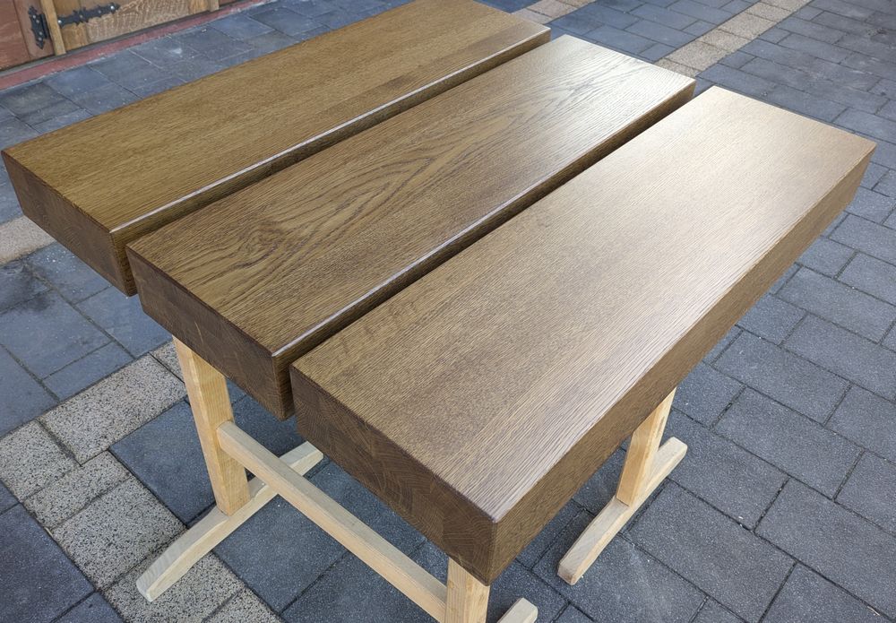 Nakładki na schody półkowe. Stopnie drewniane. Schody półkowe