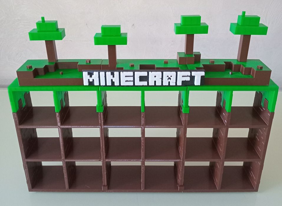 ‼️РОЗПРОДАЖ‼️ Бокс/Стенд/Підставка/Поличка для Фігурок Kinder Minecraft з Майнкрафт